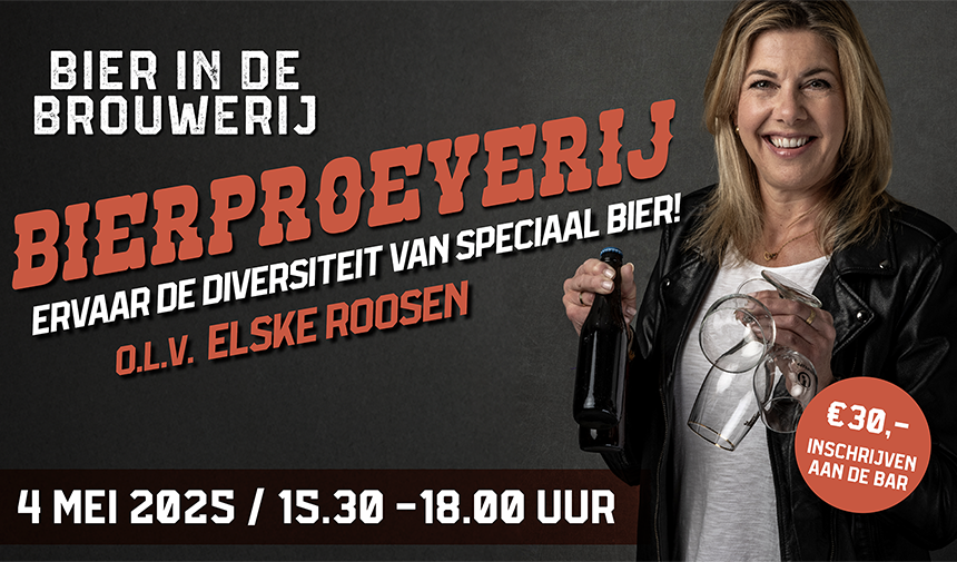 Zondag 4 mei – Bierproeverij met biersommelière Elske Roosen